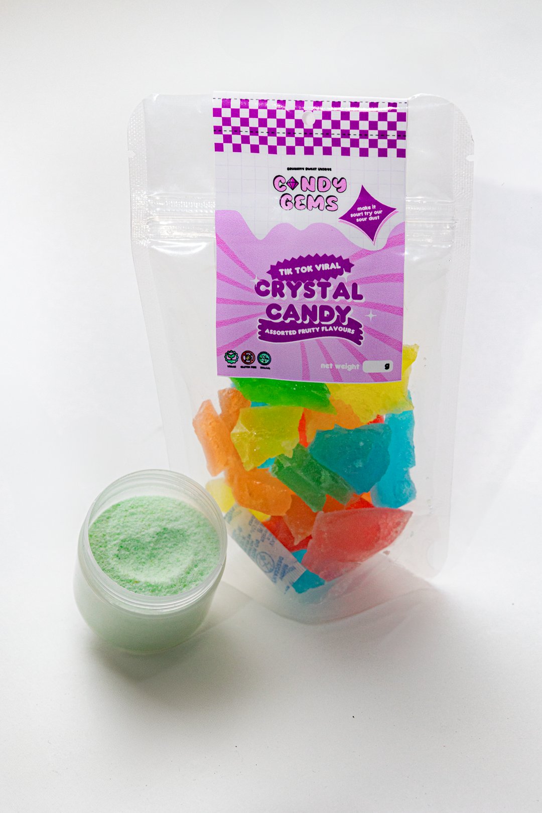 Candy Gems Sour Dipping Dust (Dust Only)