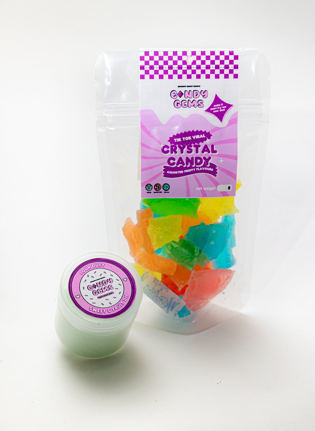 Candy Gems Sour Dipping Dust (Dust Only)