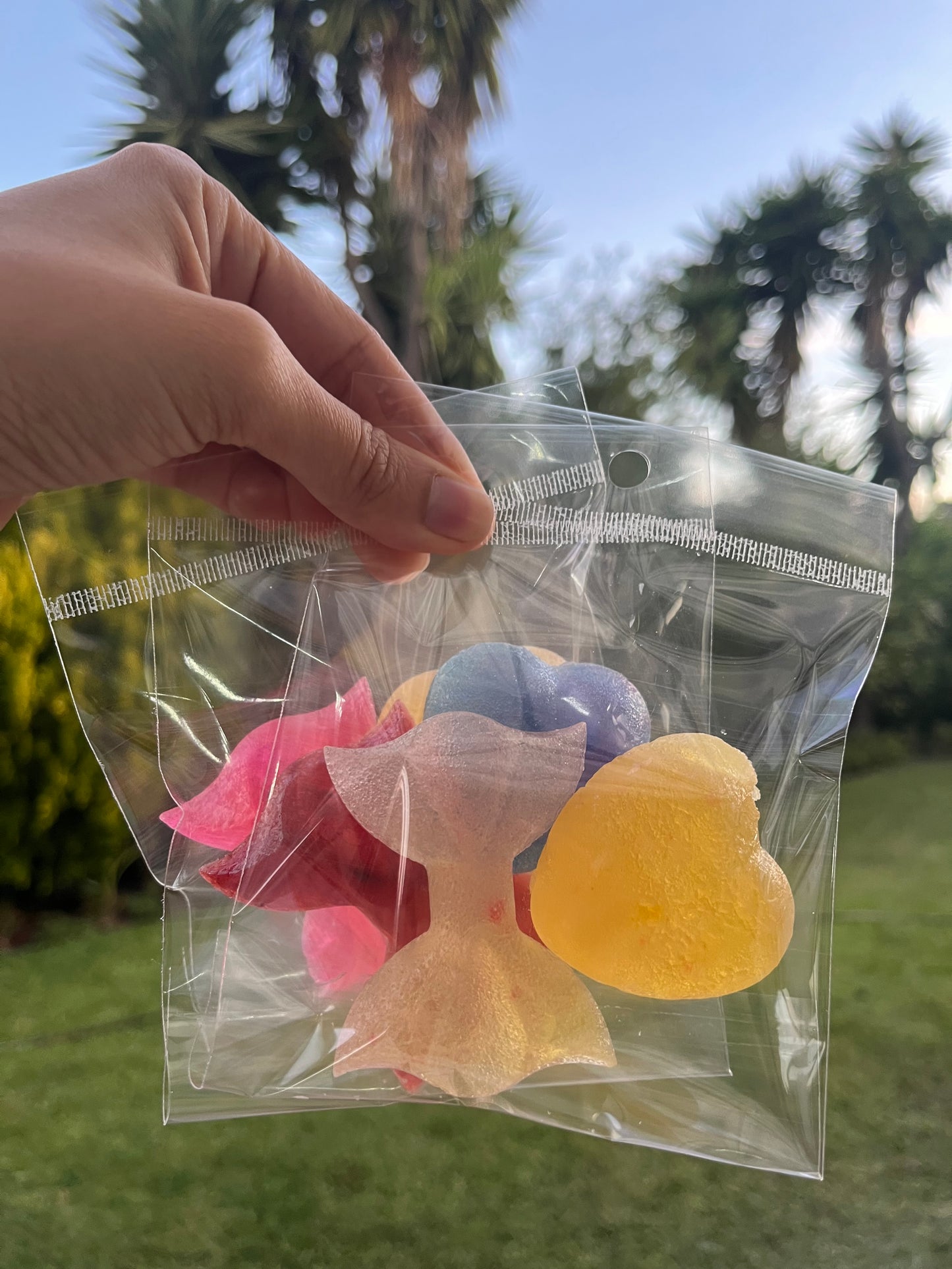 ASMR Crystal Candy Shapes